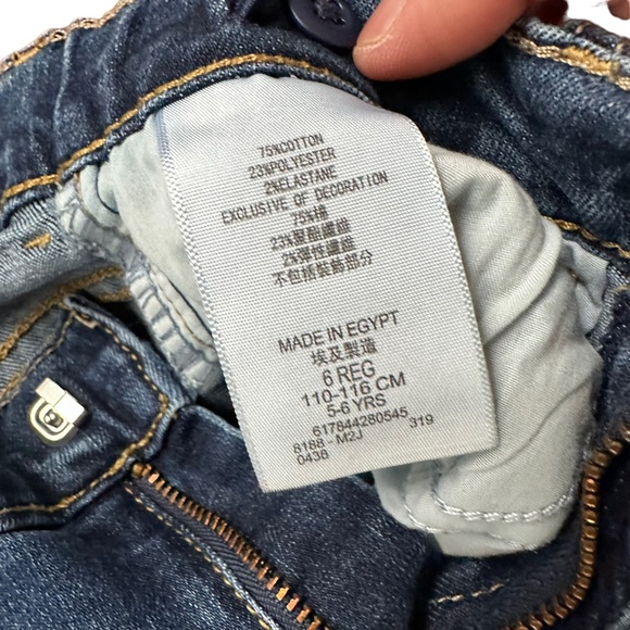 Levi’s performance slim 511 6 Regular boys size denim jeans blue hook and zip - Picture 6 of 8